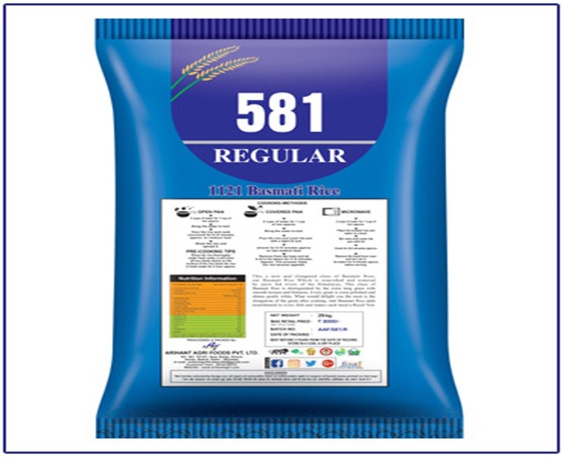 581 Regular 1121Basmati rice
