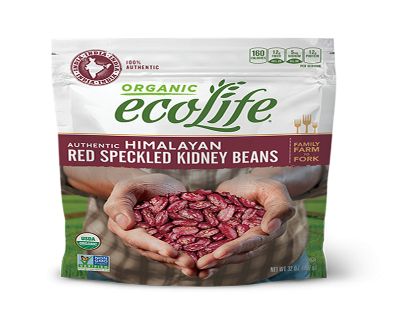 eco life Authentic Himalayan Red Speckled Kidney Beans