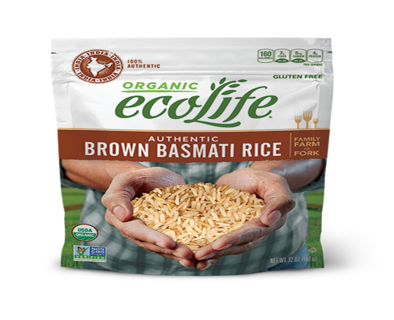 eco life Authentic Brown Basmati Rice