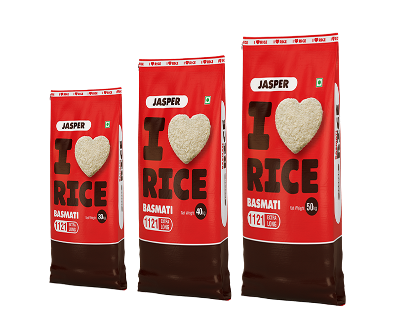 Sella jasper Basmati rice