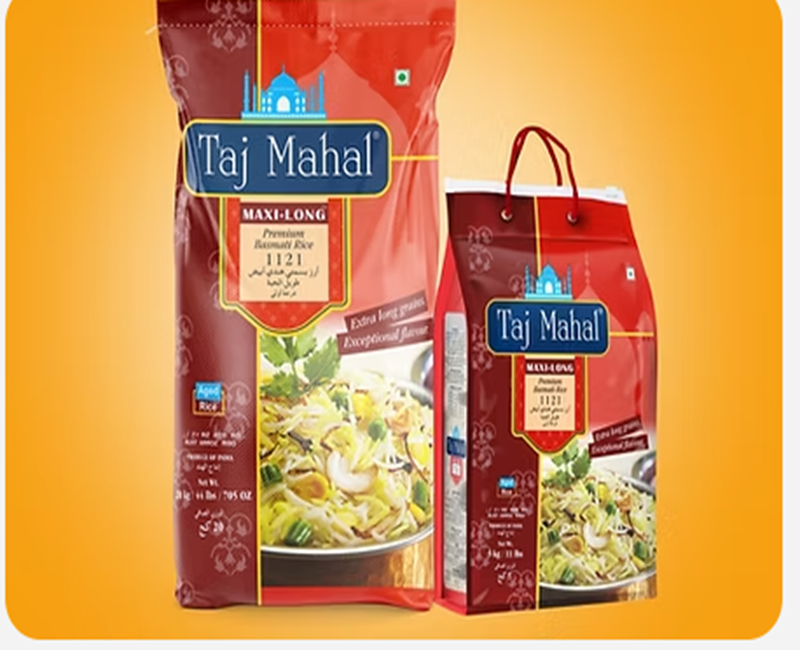 Taj Mahal Maxi-Long Premium Quality Steamed Basmati 1121 Rice