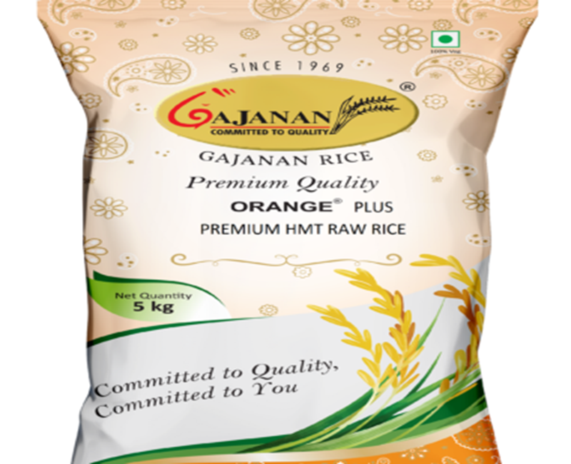 GAJANAN ORANGE PLUS PREMIUM HMT RAW RICE