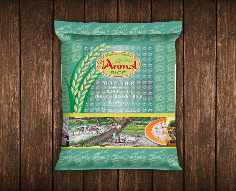 Anmol motichor rice-100  broken rice