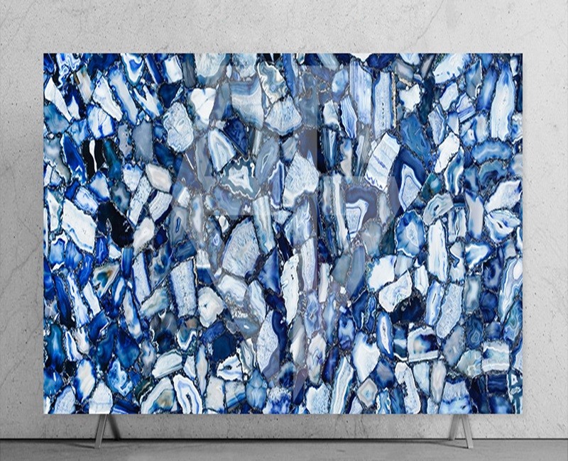 Indian blue agate
