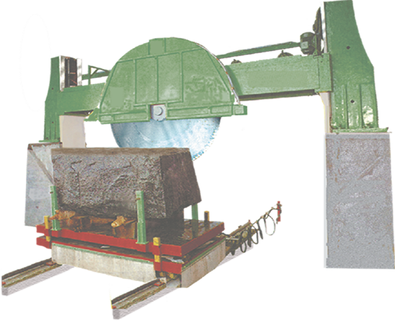 Single Pillar Block Slicing Machine